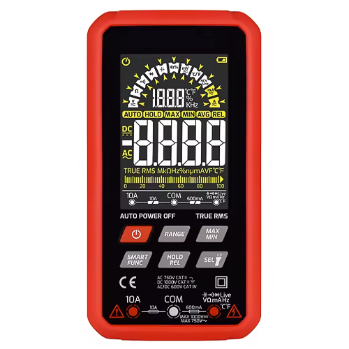 Smart Wireless Digital Multimeter with Auto-Range and Safety Features - Enviro Test Construct