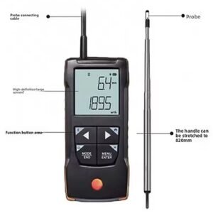 Precision Thermal Wind Speed Meter with High Accuracy - Enviro Test Construct