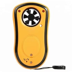 Handheld Digital Anemometer with Temperature Display - Enviro Test Construct