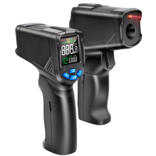 High Temperature Infrared Thermometer and Measurement Range - Enviro Test Construct