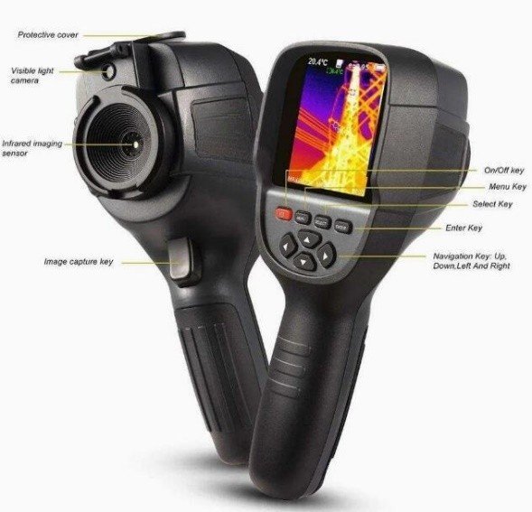 Industrial Thermal Imaging Camera for Diagnostics with IR Technology - Enviro Test Construct