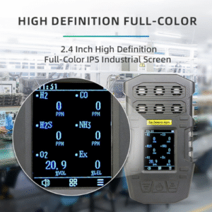 Handheld H₂S Gas Detector with Pump and Diffusion Sensor - Enviro Test Construct