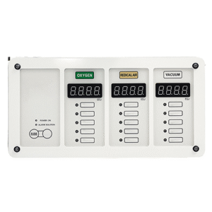 Medical Gas Area Alarm Panel With Integrated Zone Valve Box - Enviro Test Construct