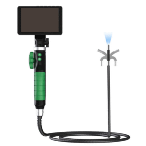 Industrial Endoscope with 5 inch Screen 360 Degrees Articulating Borescope – Enviro Test Construct