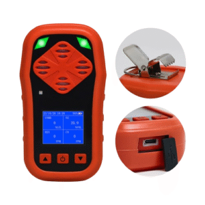 Portable Multi-Gas Leak Detector with External Pump and OLED Display - Enviro Test Construct