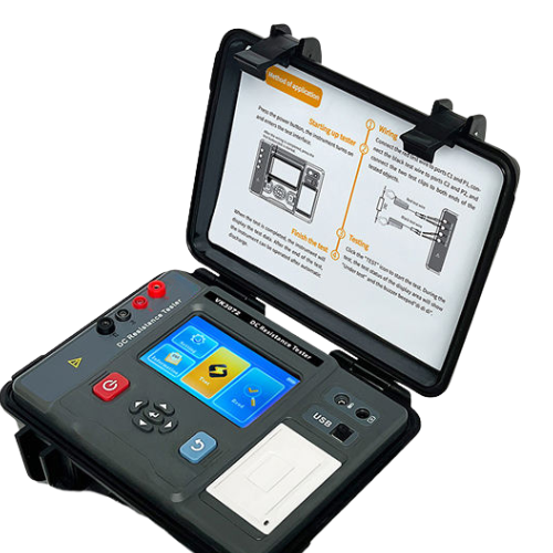 20A Auto - Calibrating Ohmmeter for Transformers with Touch Screen and Bluetooth - Enviro Test Construct - Image 2