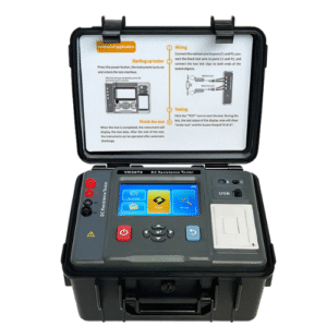 20A Auto - Calibrating Ohmmeter for Transformers with Touch Screen and Bluetooth - Enviro Test Construct