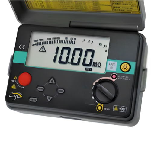 5000V Digital Insulation Resistance Tester with LCD Display - Enviro Test Construct
