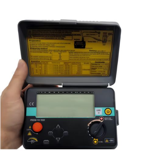 5000V Digital Insulation Resistance Tester with LCD Display - Enviro Test Construct - Image 2