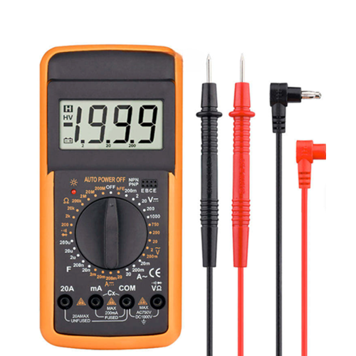 Digital Handheld Multimeter with 20A Current and Overload Protection - Enviro Test Construct - Image 3