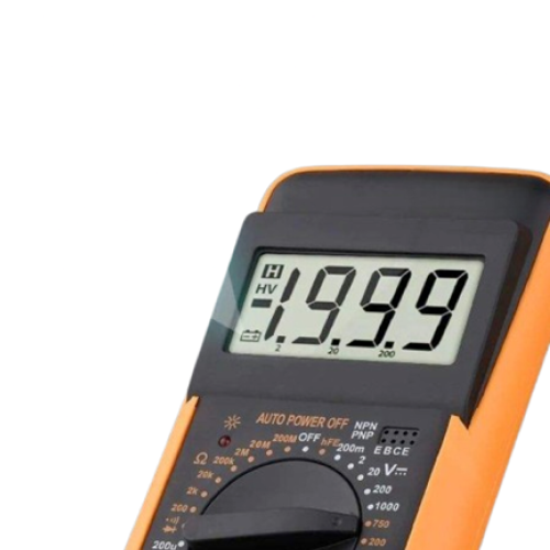 Digital Handheld Multimeter with 20A Current and Overload Protection - Enviro Test Construct - Image 2