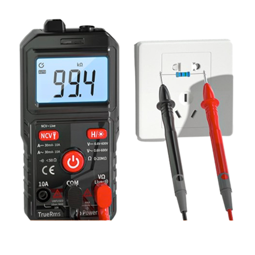 Rechargeable Digital Multimeter with Full Auto Range and NCV Detection - Enviro Test Construct