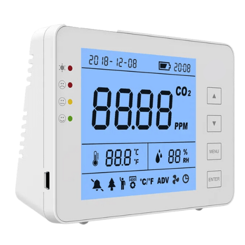 Enviro Test Construct Thermometer Hygrometer Meter Carbon Analyzer - Image 3