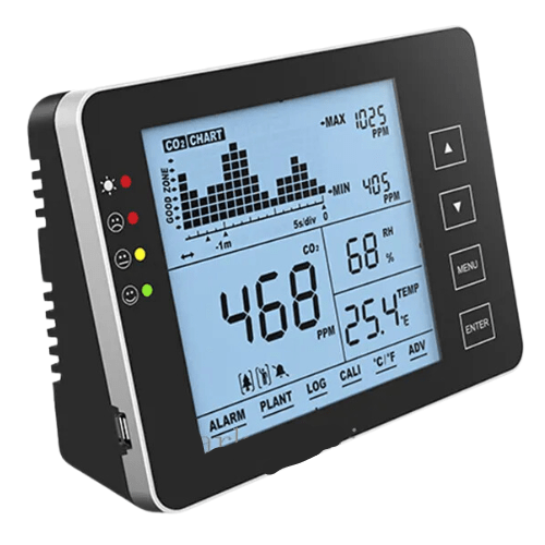 Enviro Test Construct Thermometer Hygrometer Meter Carbon Analyzer - Image 4