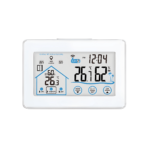 Enviro Test Construct Touch Screen LCD Weather Station With Hygrometer