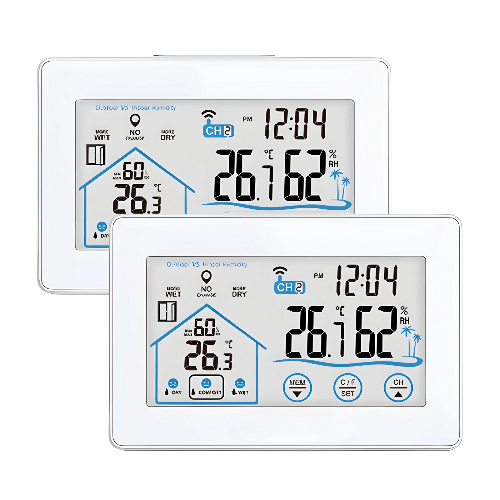Enviro Test Construct Touch Screen LCD Weather Station With Hygrometer - Image 3