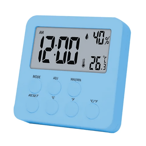 Enviro Test Construct Thermometer Hygrometer with Alarm Clock - Image 3