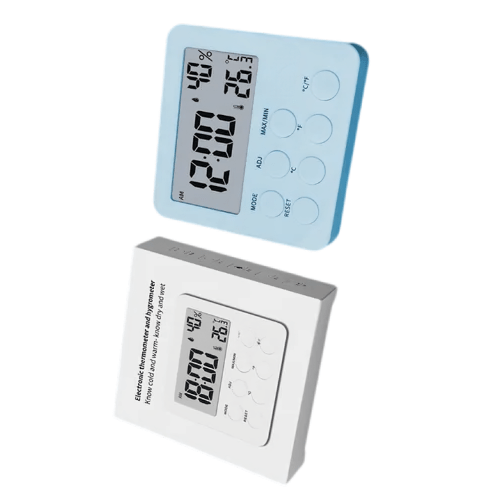 Enviro Test Construct Thermometer Hygrometer with Alarm Clock - Image 4
