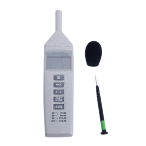 Digital Sound Level Meter, 40~130dB, A/C Weighting, MAX/MIN - Enviro Test Construct 