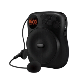 Portable Mini Bluetooth Voice Amplifier with Mic – 20W Loudspeaker for Teachers, Tour Guides & Outdoor Activities - Enviro Test Construct  