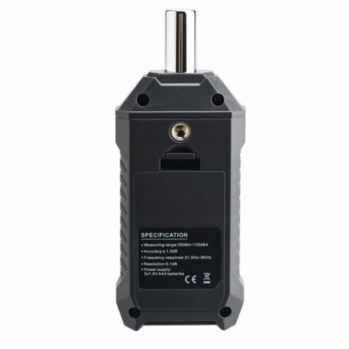 Red Digital Sound Level Meter 30–130dBA with Backlight Display - Enviro Test Construct - Image 2