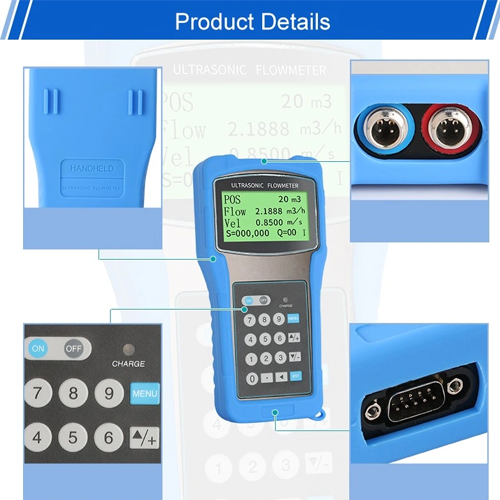 Portable Ultrasonic Flowmeter with Data Logging & RS-232 – Enviro Test Construct - Image 4