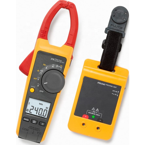High-Range True RMS AC/DC Clamp Meter with Flexible Probe- Enviro Test Construct - Image 2