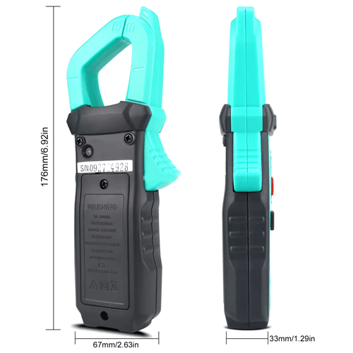 Auto-Scanning True RMS Clamp Meter with NCV & 6000 Counts- Enviro Test Construct - Image 2