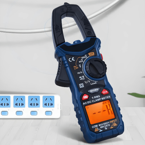 Digital True RMS Auto-Range Clamp Multimeter with NCV & Temp– Enviro Test Construct