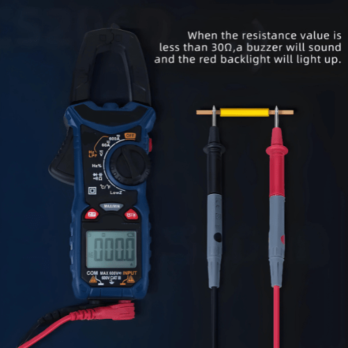 Digital True RMS Auto-Range Clamp Multimeter with NCV & Temp– Enviro Test Construct - Image 3