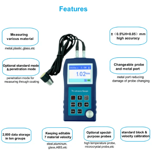 Enviro Test Consrtuct Material Coating Thickness Gauge - Image 2