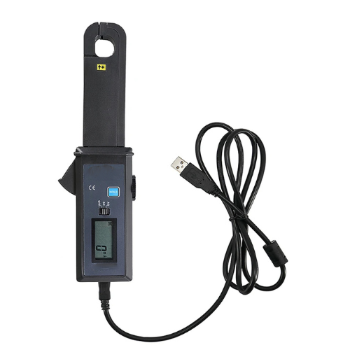 Intelligent AC/DC Clamp Leakage Current Meter with RS232 Data Storage - Enviro Test Construct