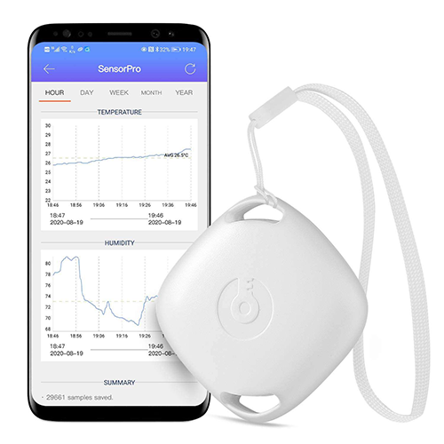 Bluetooth Temperature and Humidity Sensor Data Logger - Enviro Test Construct