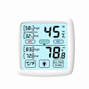 Enviro Test Construct Touch Screen High-Precision Indoor Hygrometer