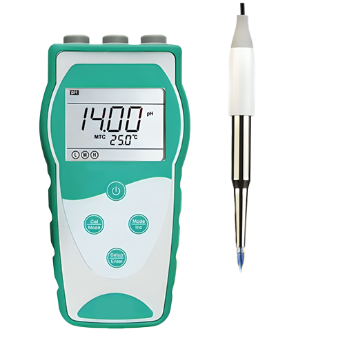 Enviro Test Construct Portable Temperature pH Meter