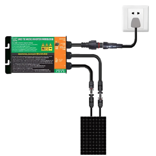 Solar PV On Grid Inverter Waterproof IP55 With Mounting Holes - Enviro Test Construct