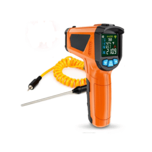 Fast Response Infrared Thermometer with Adjustable Emissivity - Enviro Test Construct
