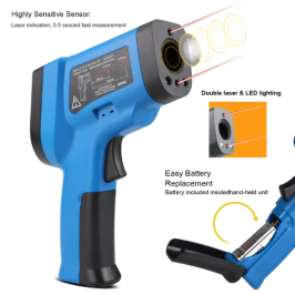 ETCDouble Laser Targeting Precise Thermometer