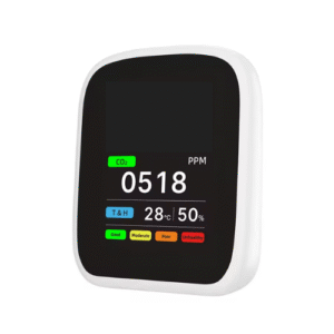 Multifunctional CO and CO2 Air Quality Monitor with Temp and Humidity Sensor - Enviro Test Construct