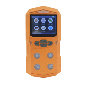 Portable 4 Gas Detector Combustible, CO, H2S, O2 Sensor - Enviro Test Construct  