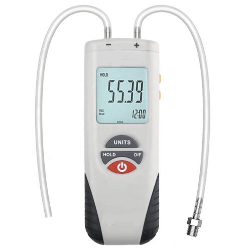 Digital Handheld Manometer for Gas and HVAC Pressure - Enviro Test Construct