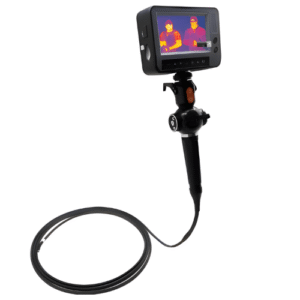 Enviro Test Construct Handheld, 4-Way Articulation, 4.3" LCD Display Industrial Endoscope With Thermal Image