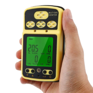4 - in - 1 Portable Multi - Gas Detector with LCD and Rechargeable Battery - Enviro Test Construct
