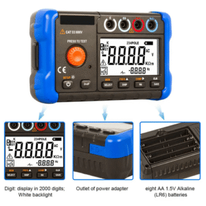 Enviro Test Construct Ohm Ground Resistance Tester
