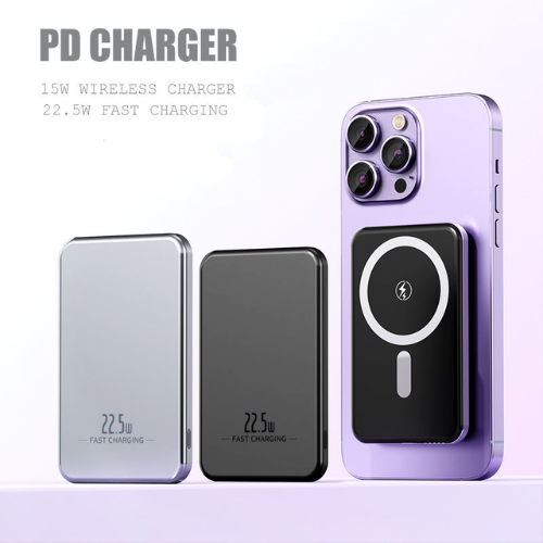 Magnetic Wireless Power Bank Fast Charging - Enviro Test Construct - Image 2