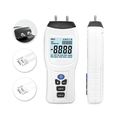 High Accuracy Differential Pressure Gauge Manometer - Enviro Test Construct