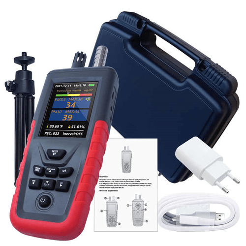 Enviro Test Construct Dust Particle Counter Gas Detector