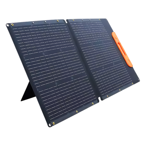 100 W Portable Foldable Solar Folding Cells Panel With Conversion Rate Up To 22 % - Enviro Test Construct