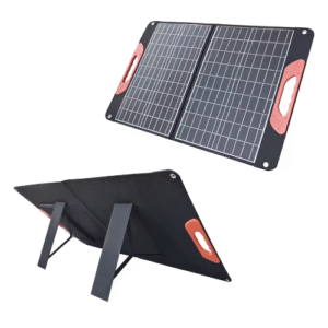 60 W Foldable Solar Panels For Outdoor Camping With Monocrystalline Silicon Cells - Enviro Test Construct