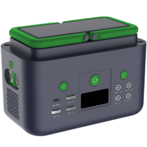 Portable Power Generator Charging Station with Solar Panel - Enviro Test Construct